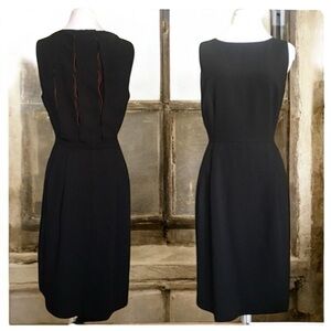 RAOUL Black Sheath Office Work‎ Sleeveless Classic Dress 14